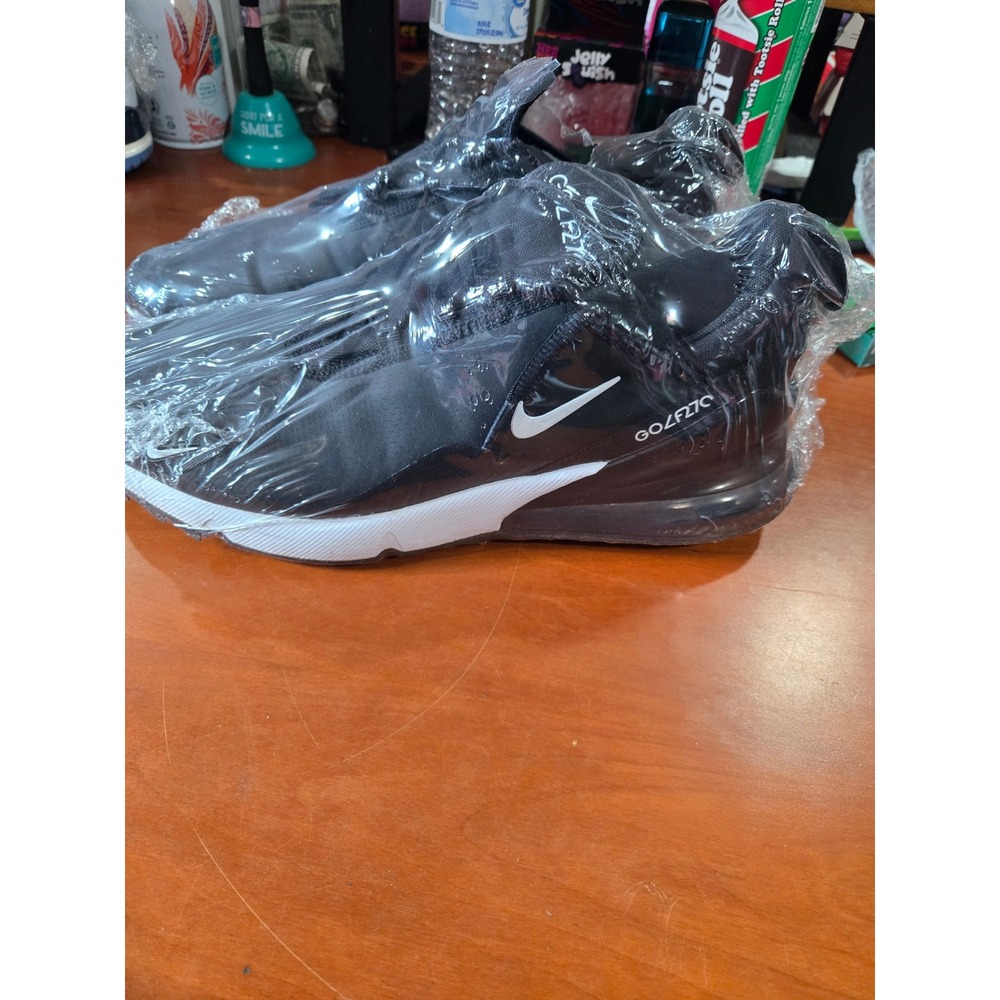 Nike Air Max 270 G Golf Shoes Black White Mens Size 10 CK6483-001